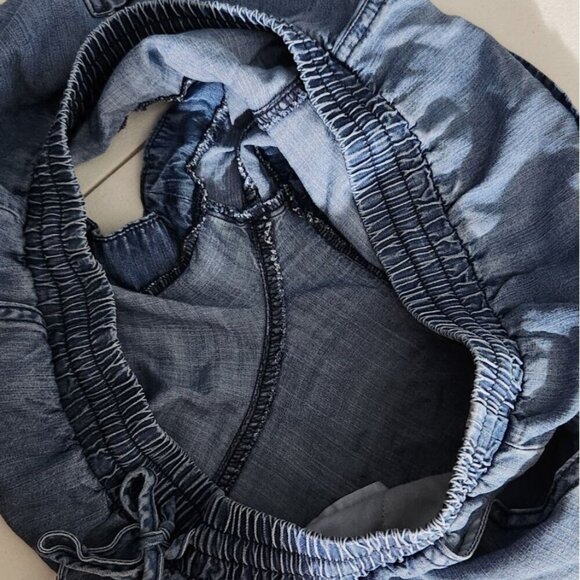 Universal Thread Shorts Womens M blue Chambray Denim Casual - Picture 8 of 9